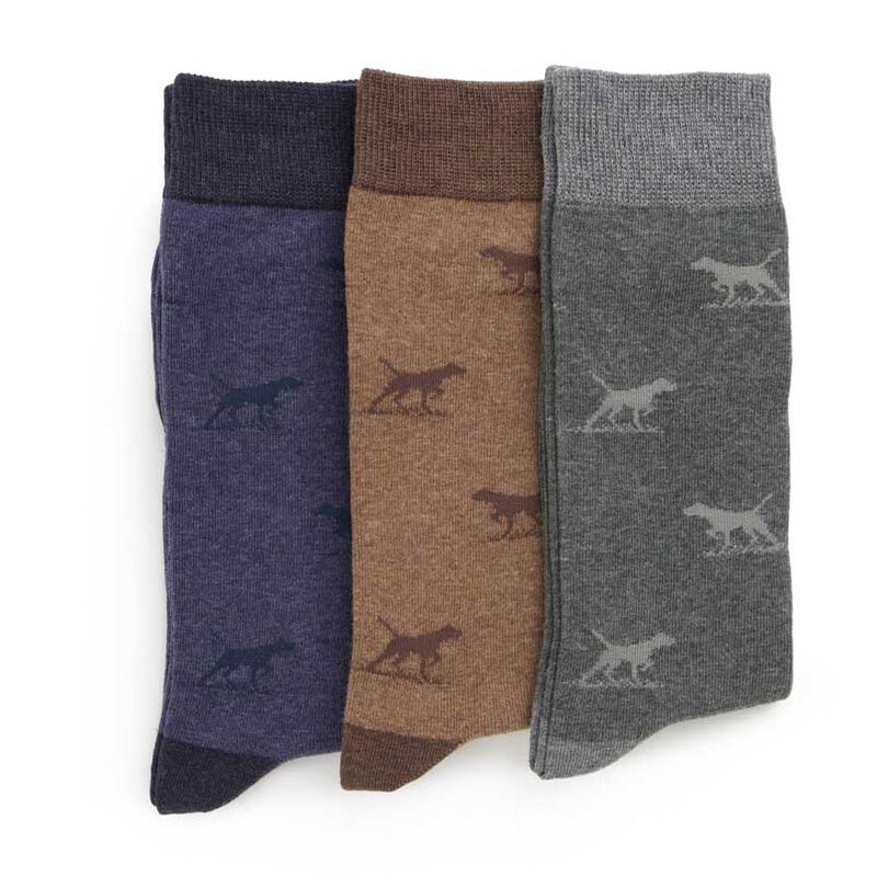 Rodd & Gunn Dogs-A-Plenty Three Pack Socks image number 1